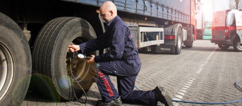 The correct tyre pressure for your truck