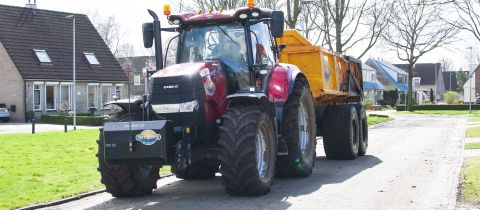 Agricultural tyres on the road