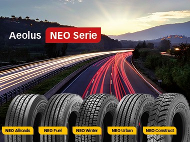 Aeolus makes statement in 2017 with sales record for truck tyres in Europe
