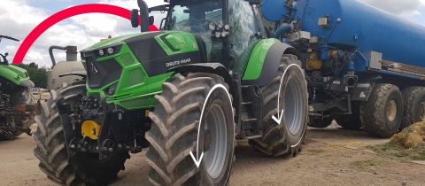Conversion possibilities tractor tyres