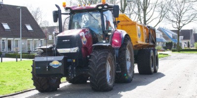 Agricultural tyres on the road