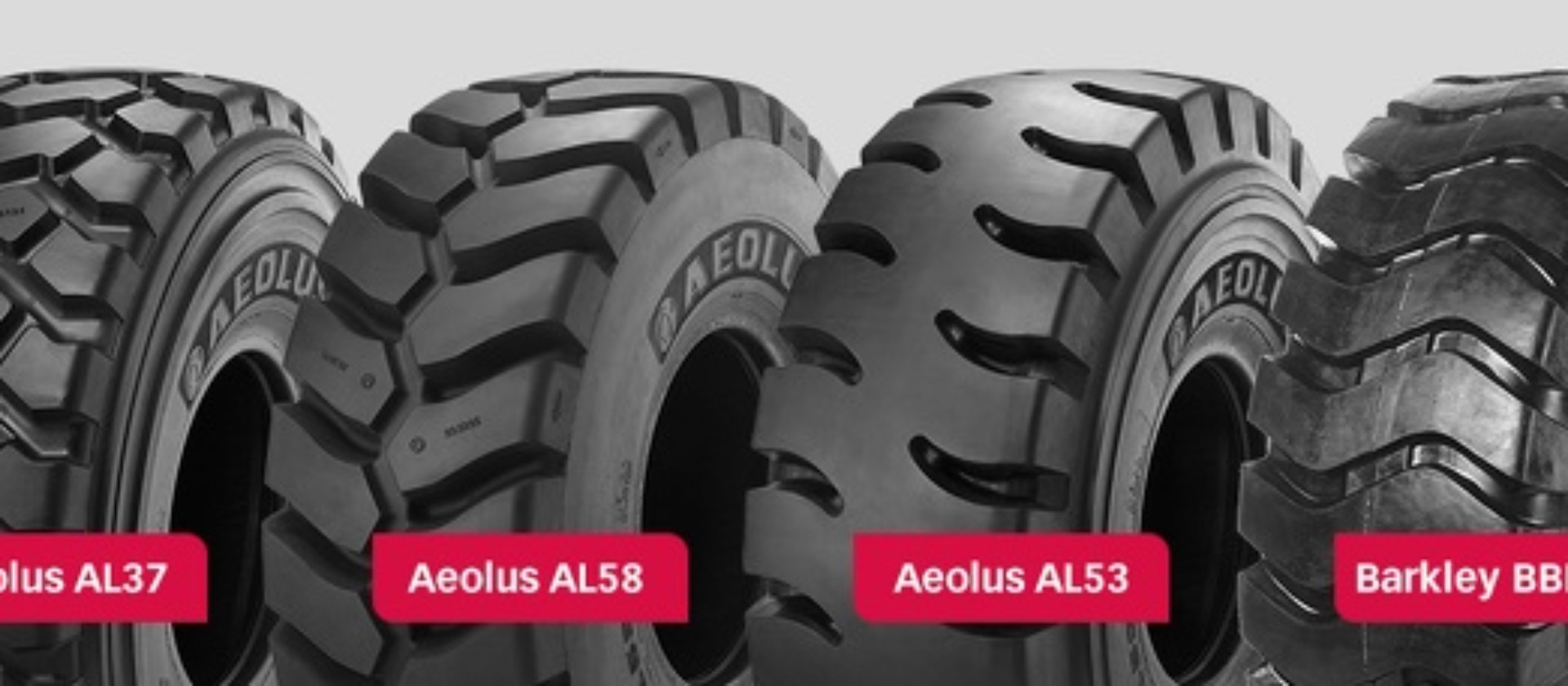 Profiles of earth-moving tyres